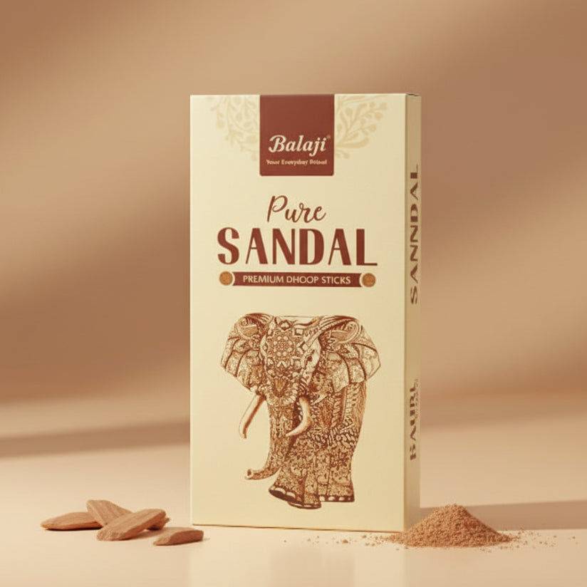 Balaji PURE SANDAL Premium Dhoop Sticks (22 sticks)