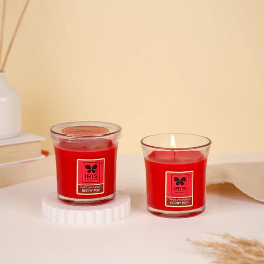 IRIS BERRY POP Taper Candles (1 pc- 110gm)
