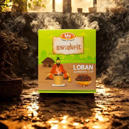 BIC LOBAN Sanskrit Sambrani Cup (12 Cups)
