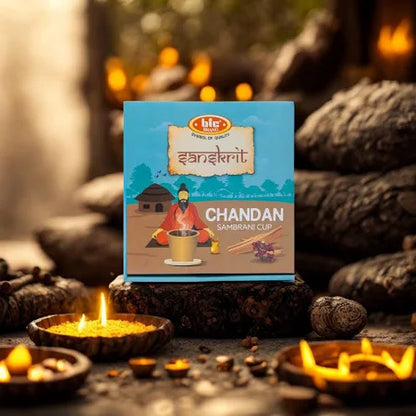BIC CHANDAN Sanskrit Sambrani Cup (12 Cups)