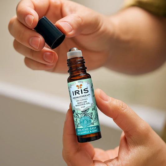 Iris BREATHE EASY Roll On Massage Oil (10ml)