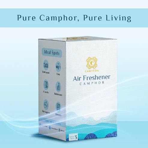 Camveda Air Freshener - Natural Camphor(150Gm)