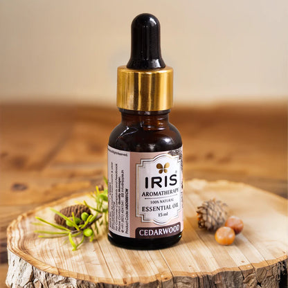 Iris Aromatherapy CEDARWOOD Essential oil (15ml)