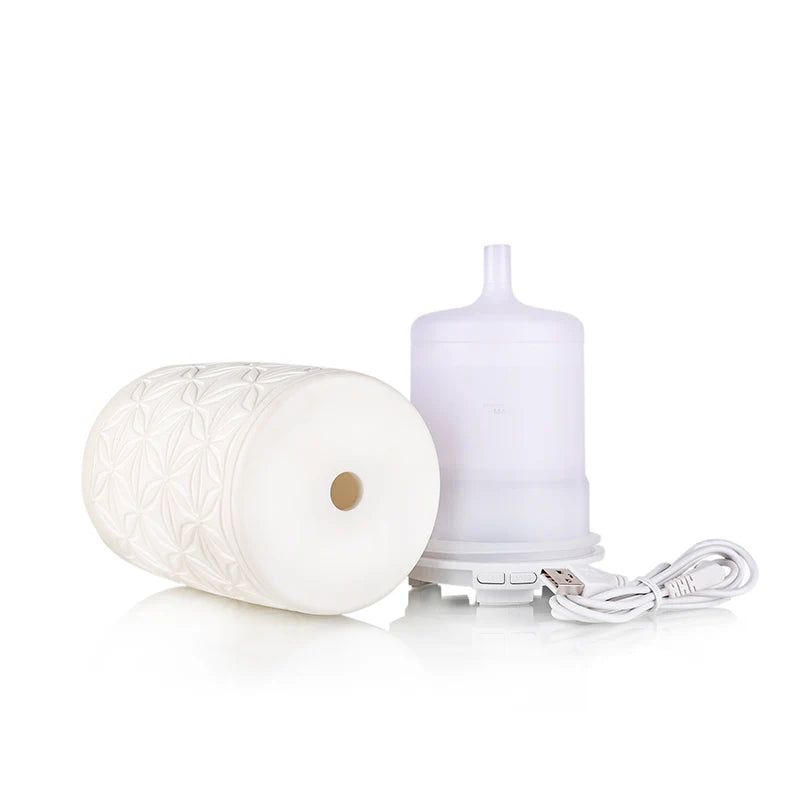 Iris Celeste Ceramic Ultrasonic Aroma Diffuser ( 450gm)