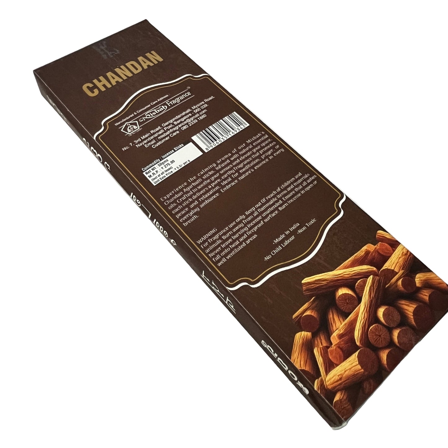 Misbah's CHANDAN Luxury Incense Sticks (50 gms)
