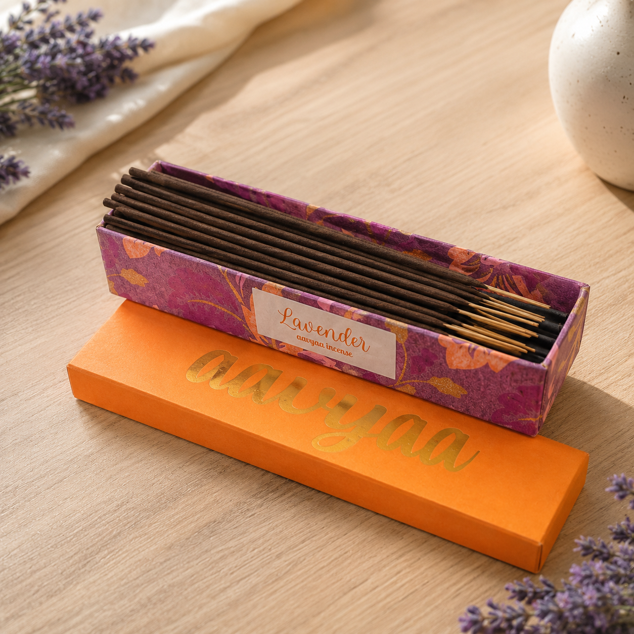 Aavyaa Lavender Premium Incense sticks(50gm)