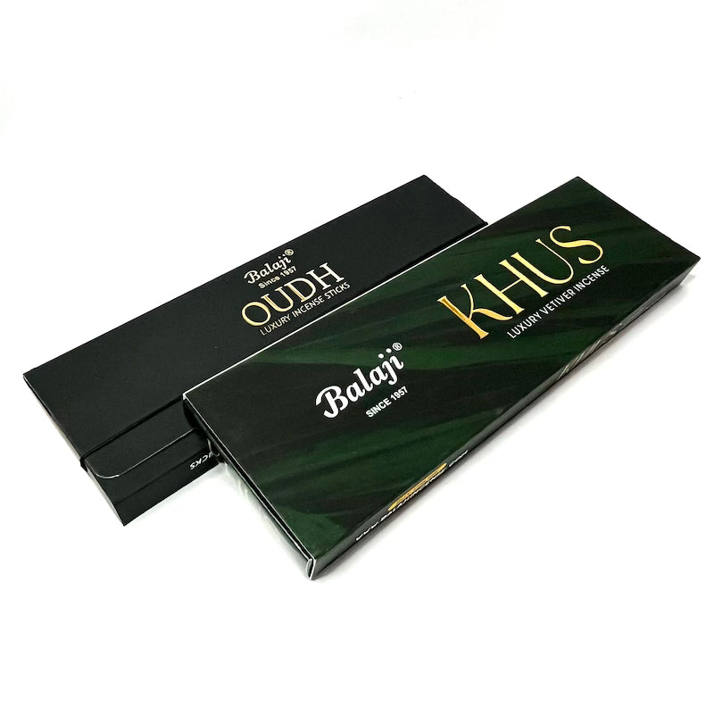 Combo of 2 Balaji OUDH+KHUS Incense Sticks (25 sticks*2= 50 sticks)