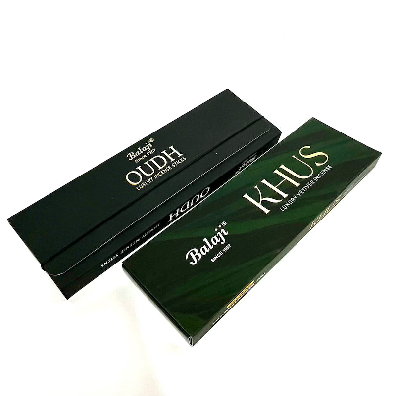 Combo of 2 Balaji OUDH+KHUS Incense Sticks (25 sticks*2= 50 sticks)