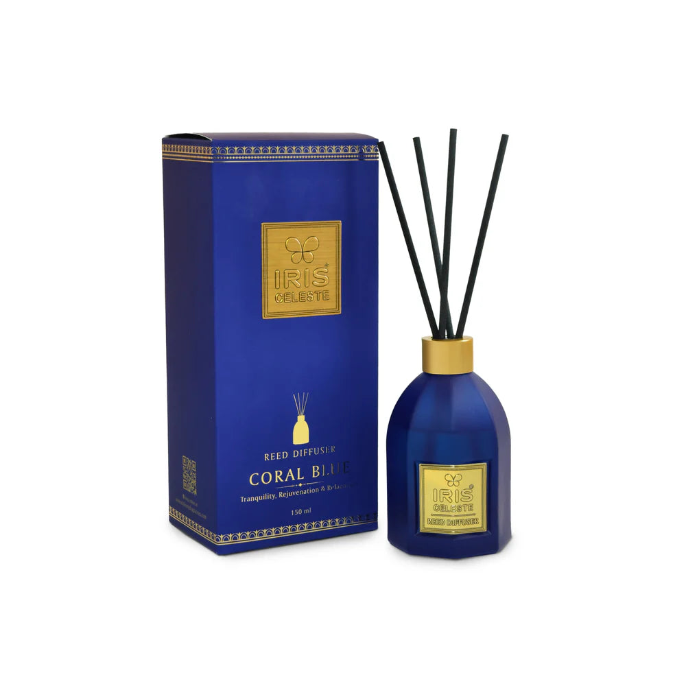 IRIS Celeste CORAL BLUE Reed Diffuser Set(150ml)