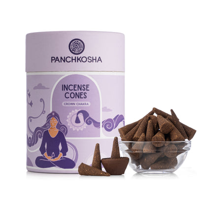 Panchkosha CROWN CHAKRA Incense Cones (51 units)