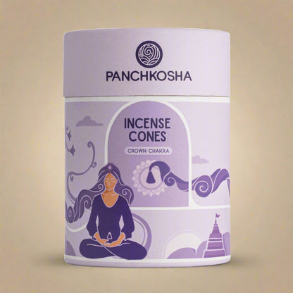 Panchkosha CROWN CHAKRA Incense Cones (51 units)