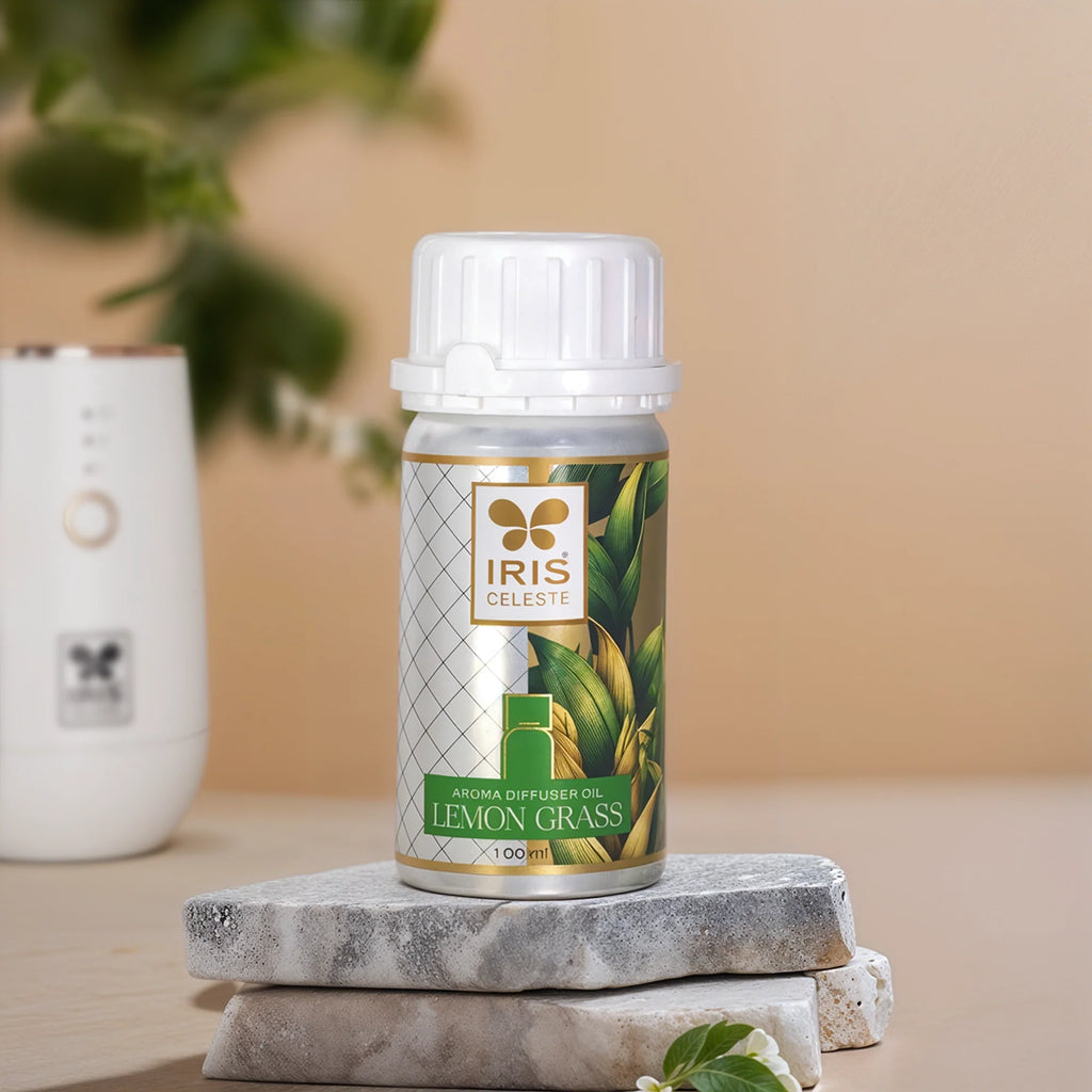 IRIS Celeste LEMON GRASS Aroma Diffuser Oil 100m