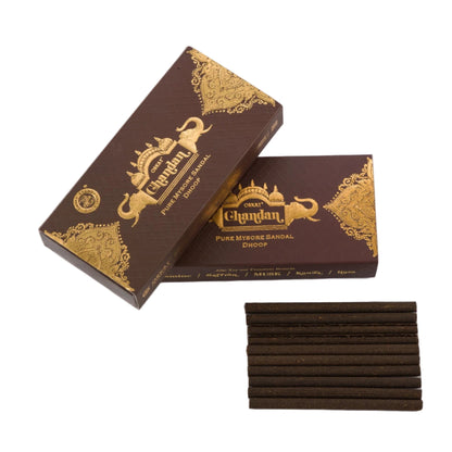 Orkay Fragrances Pure Chandan Dry Dhoop Sticks (10 sticks)