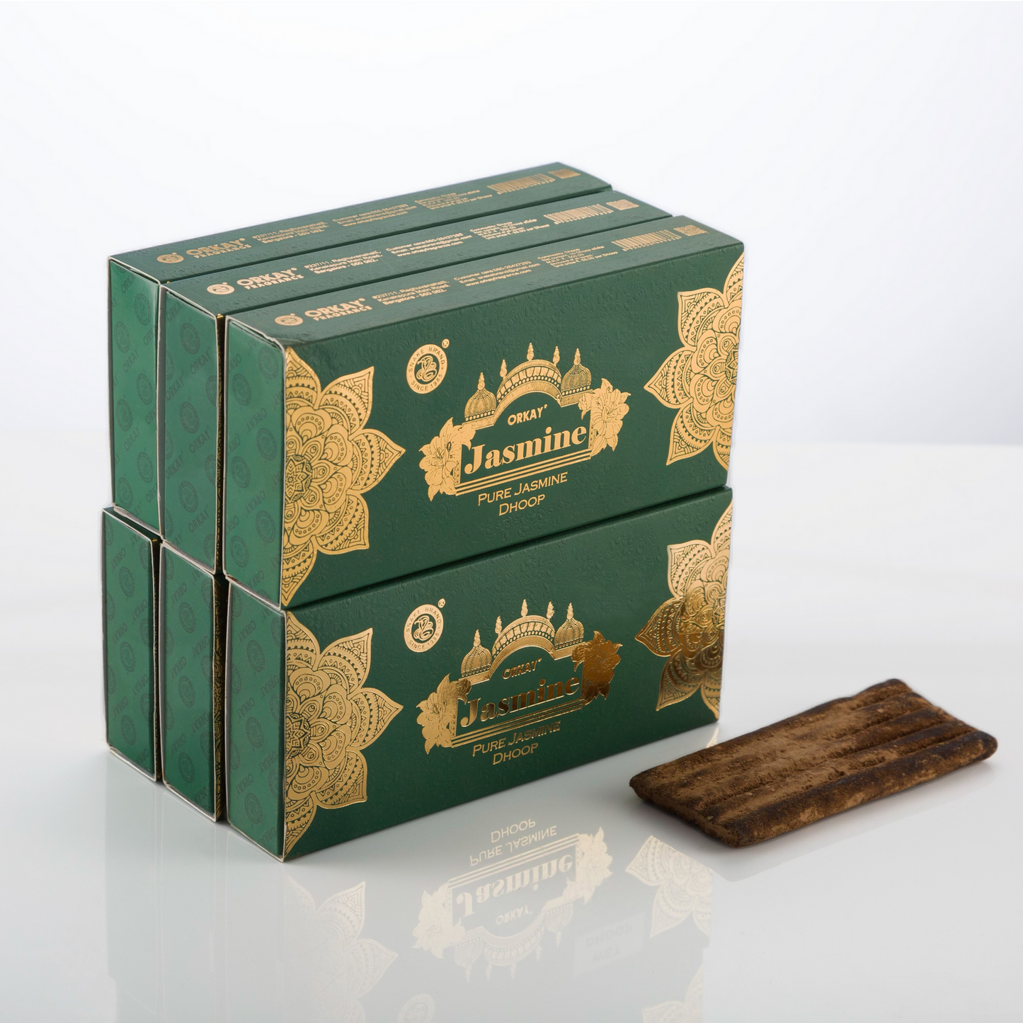 Orkay Fragrances Pure JASMINE Dry Dhoop Sticks (10 sticks)