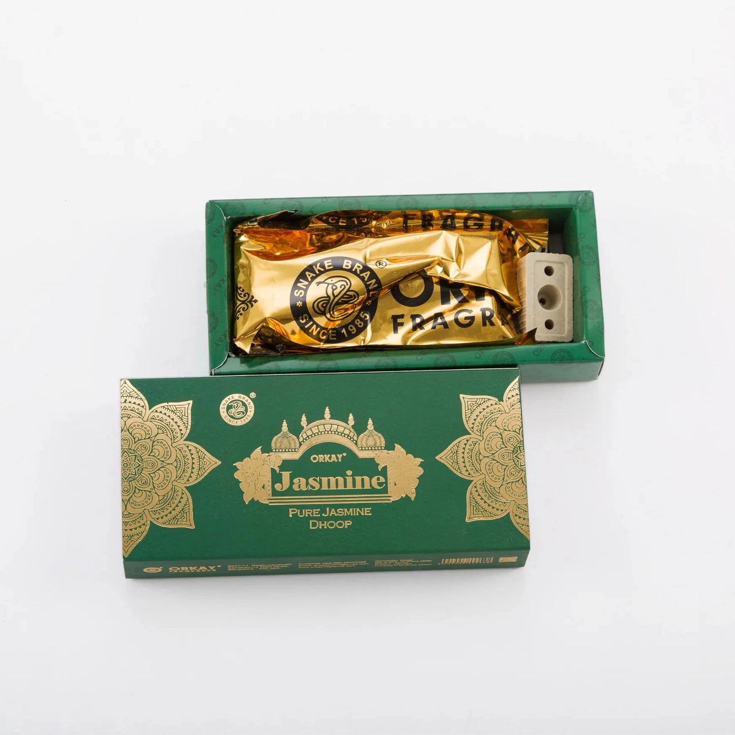 Orkay Fragrances Pure JASMINE Dry Dhoop Sticks (10 sticks)