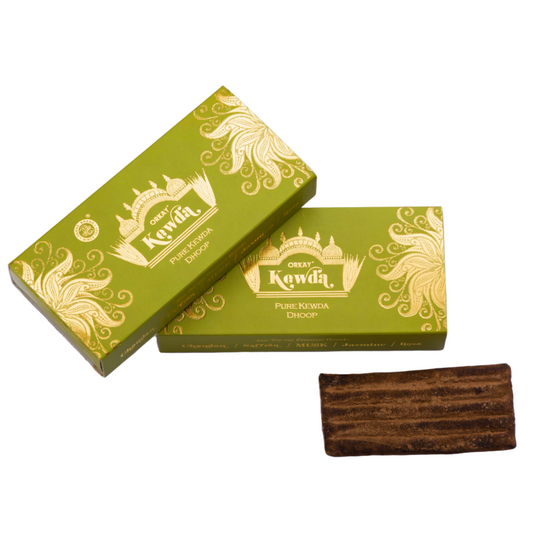 Orkay Fragrances Pure KEWDA Dry Dhoop Sticks (10 sticks)