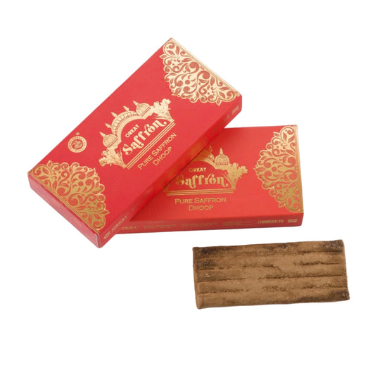 Orkay Fragrances Pure SAFFRON Dry Dhoop Sticks (10 sticks)