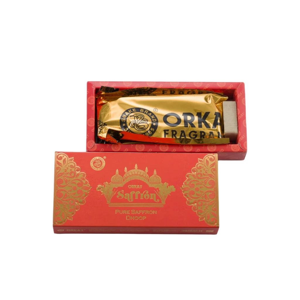 Orkay Fragrances Pure SAFFRON Dry Dhoop Sticks (10 sticks)