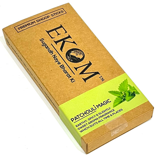 Ekom PATCHOULI MAGIC Premium Dhoop Sticks (20 sticks)