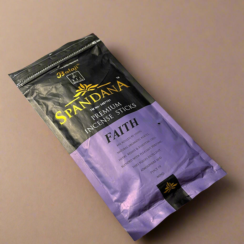 Balaji SPANDANA FAITH Incense Sticks Zipper (120 gms)