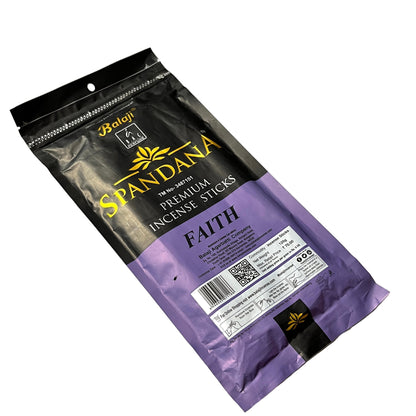 Balaji SPANDANA FAITH Incense Sticks Zipper (120 gms)