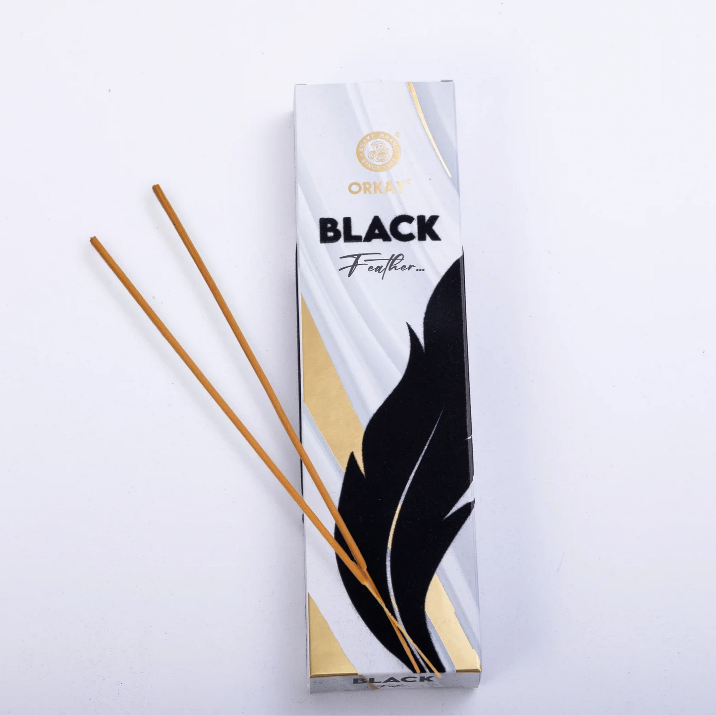 Orkay Fragrance Feather BLACK Incense Sticks (100gms)