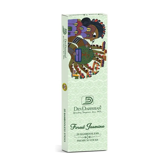 Devdarshan Forest Jasmine Bambooless Incense Sticks (20 Sticks)