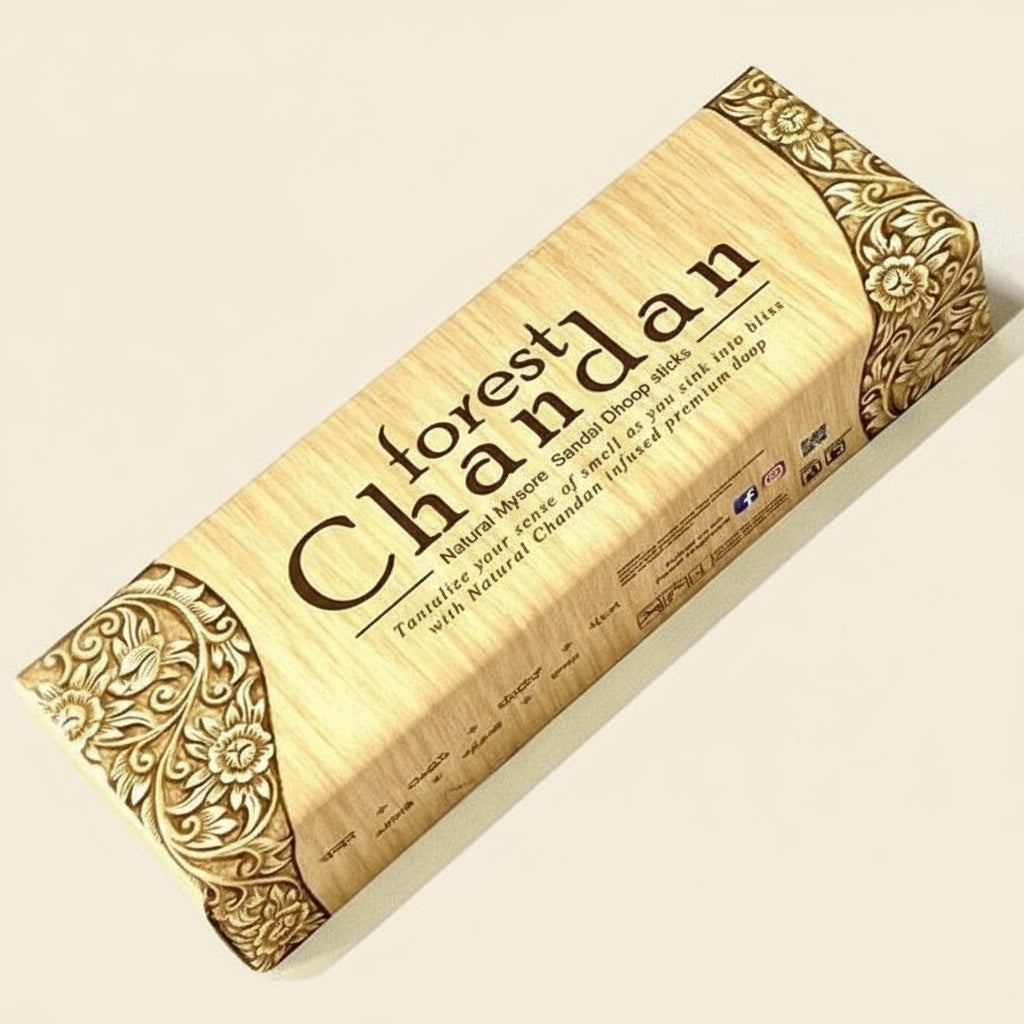 Forest CHANDAN Natural Mysore Sandal Dhoop Sticks (50 gms)