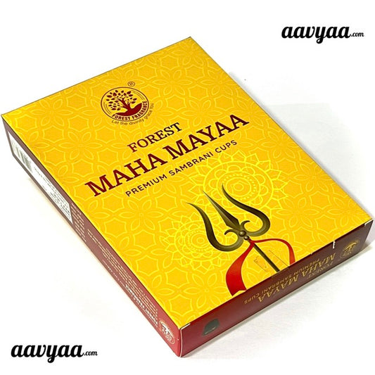 Forest MAHA MAYAA Premium Sambrani Cups (10 cups)