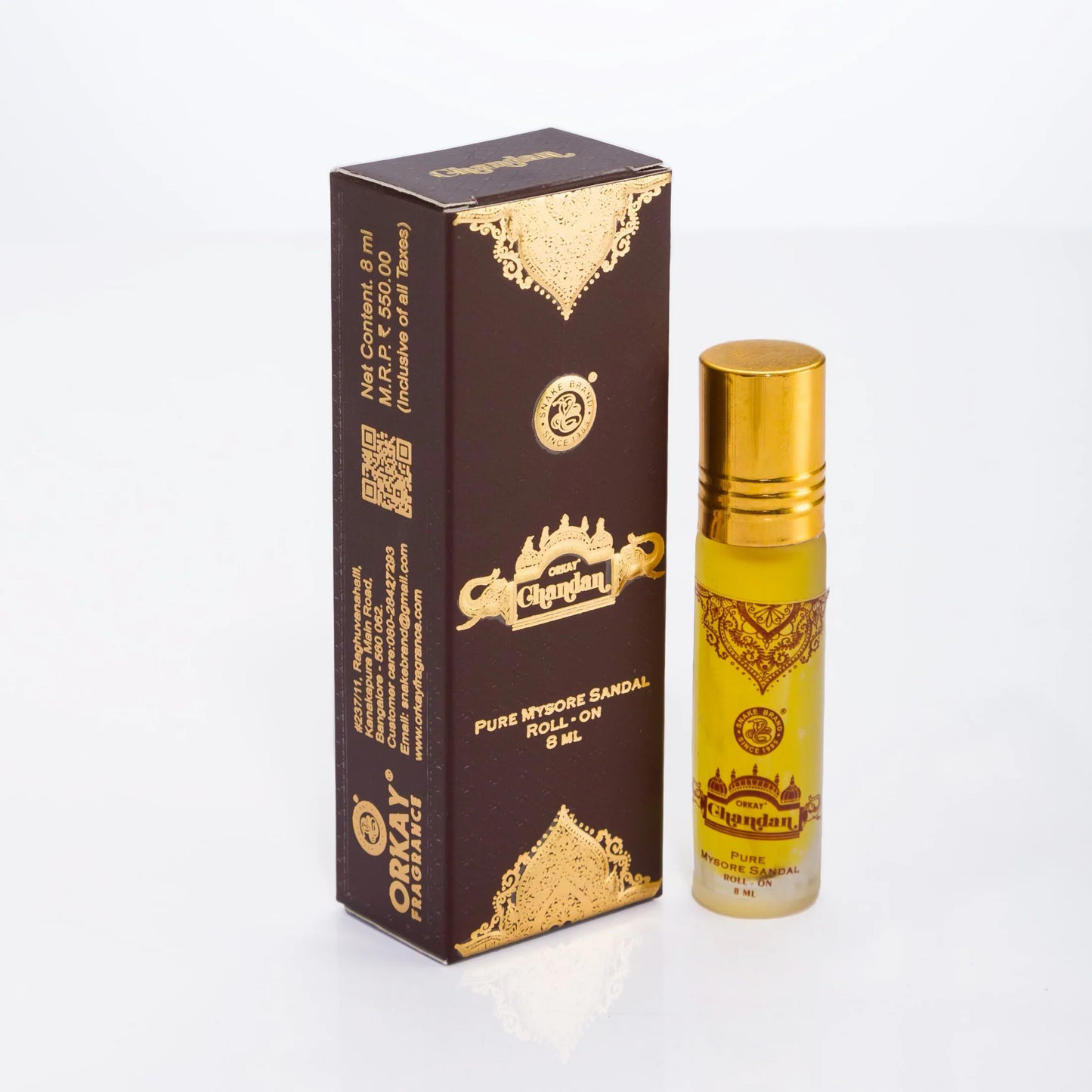 Orkay Fragrance Pure Chandan Roll On