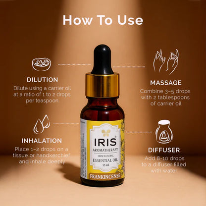 Iris Aromatherapy FRANKINCENSE Essential oil (15ml)