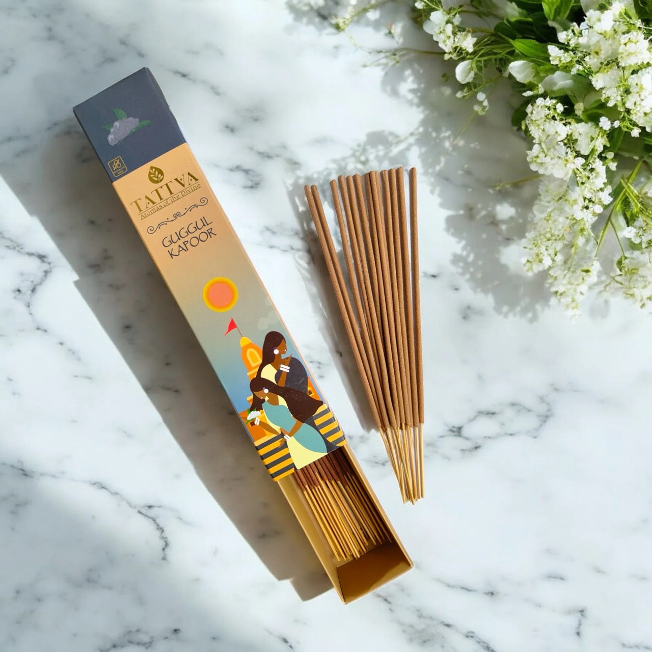 TATTVA Guggul Kapoor Incense Sticks (40 Sticks)