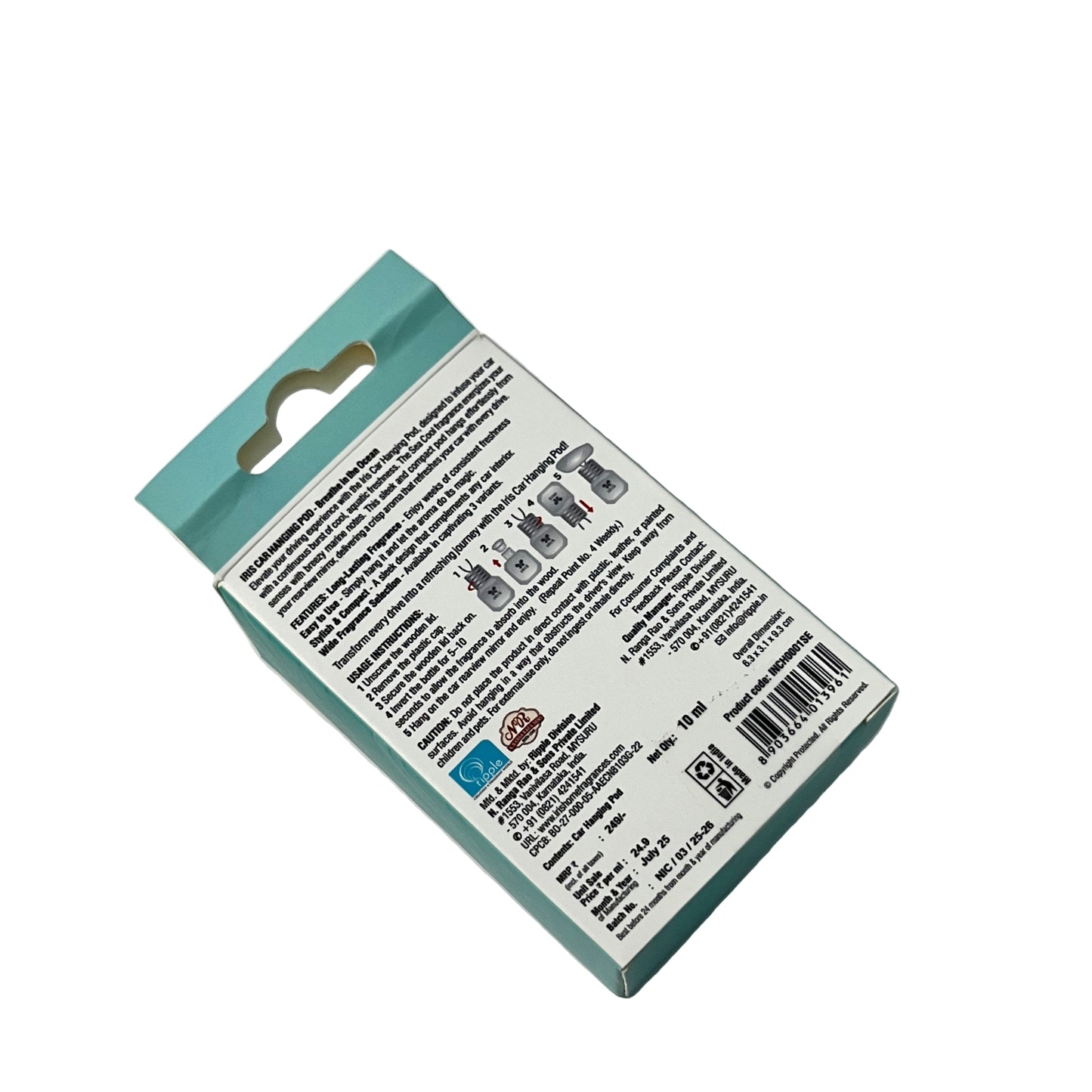 IRIS SEA COOL Car Hanging Pod (10 ml)