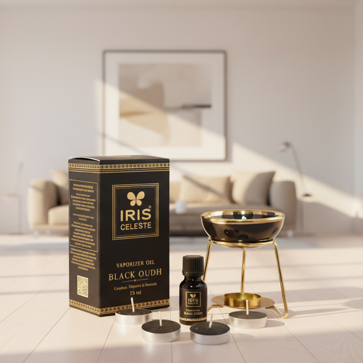 IRIS Celeste BLACK OUDH Fragrance Vaporizer bowl (15ml)