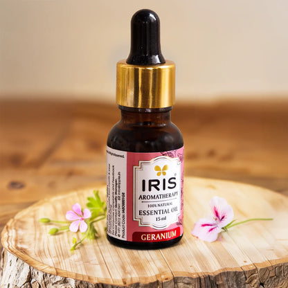 Iris Aromatherapy GERANIUM Essential oil (15ml)
