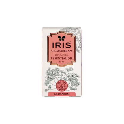 Iris Aromatherapy GERANIUM Essential oil (15ml)