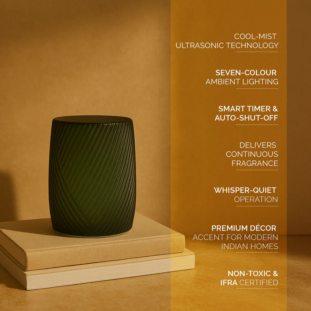 IRIS Celeste Ultrasonic Aroma Diffuser (Green)
