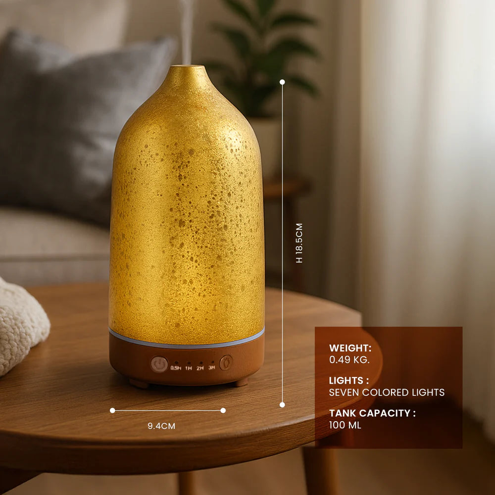 IRIS Celeste Ultrasonic Aroma Diffuser (GOLDEN)