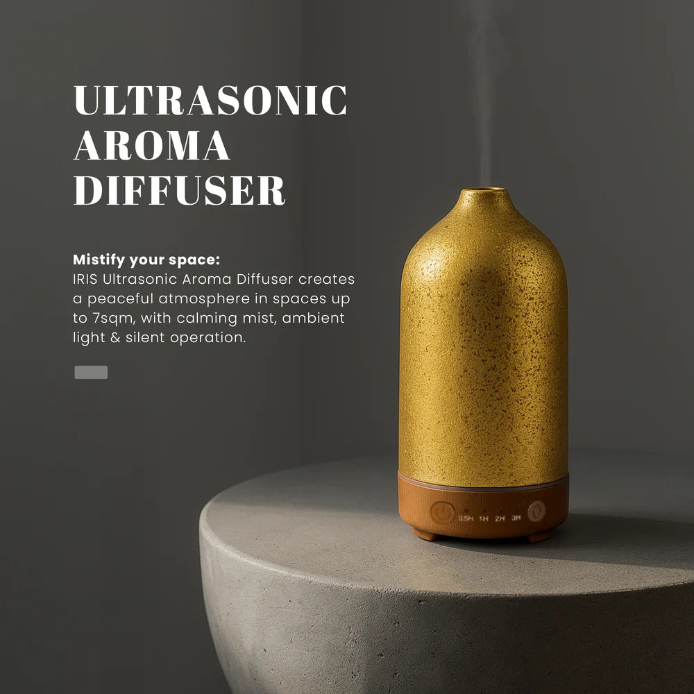 IRIS Celeste Ultrasonic Aroma Diffuser (GOLDEN)