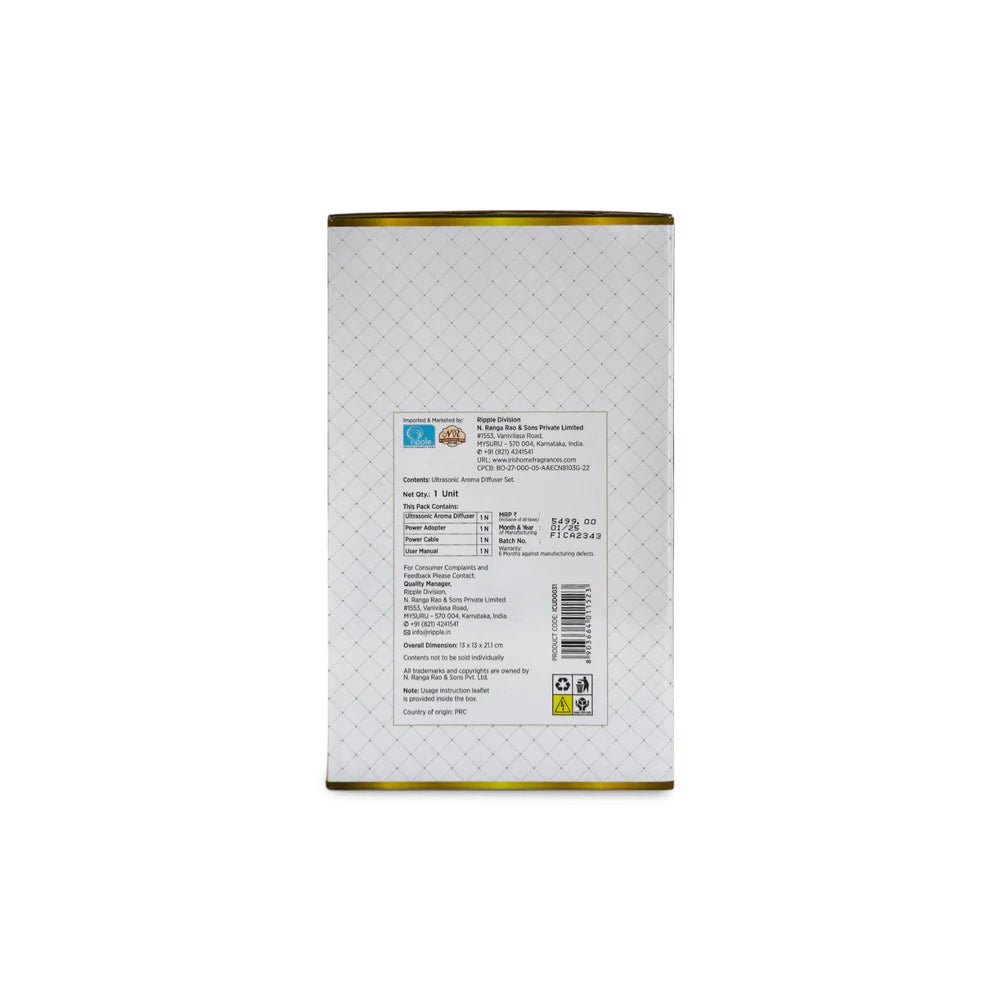 IRIS Celeste Ultrasonic Aroma Diffuser (GOLDEN)