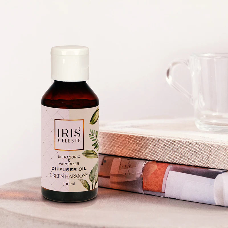 IRIS Celeste GREEN HARMONY Ultrasonic & Vaporizer Diffuser Oil (100ml)
