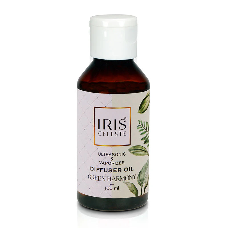 IRIS Celeste GREEN HARMONY Ultrasonic & Vaporizer Diffuser Oil (100ml)