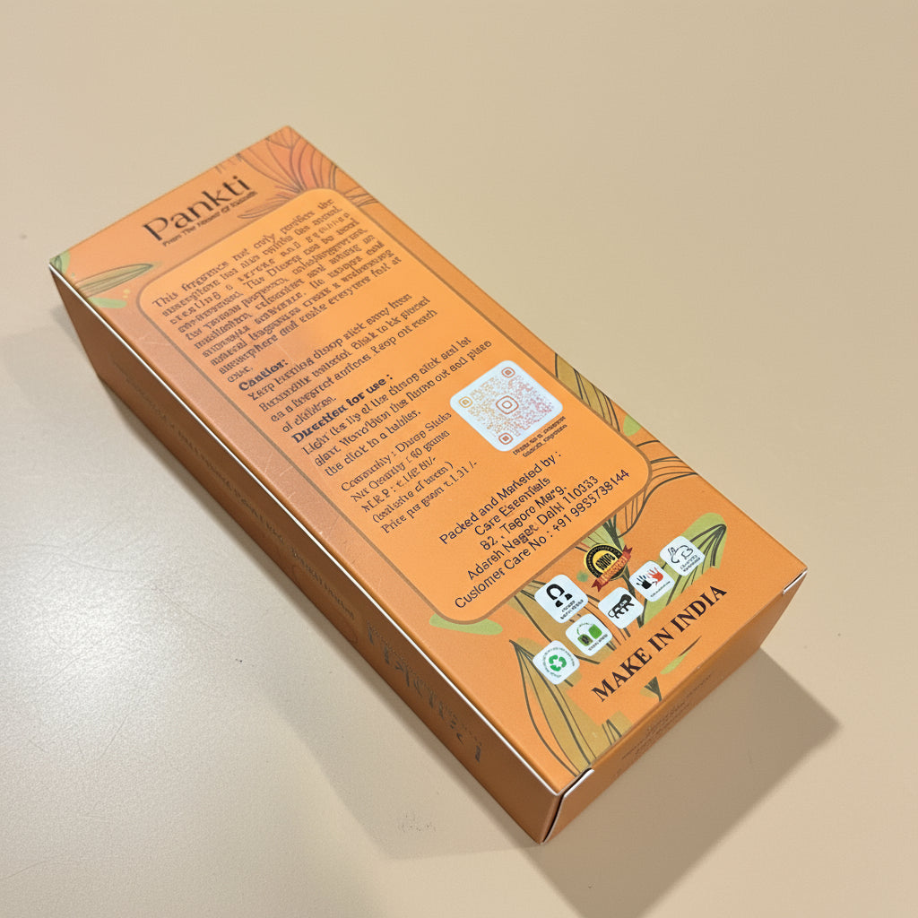 Saundh Pankh GUGGAL Premium Bambooless Dhoop Sticks(80 gm)