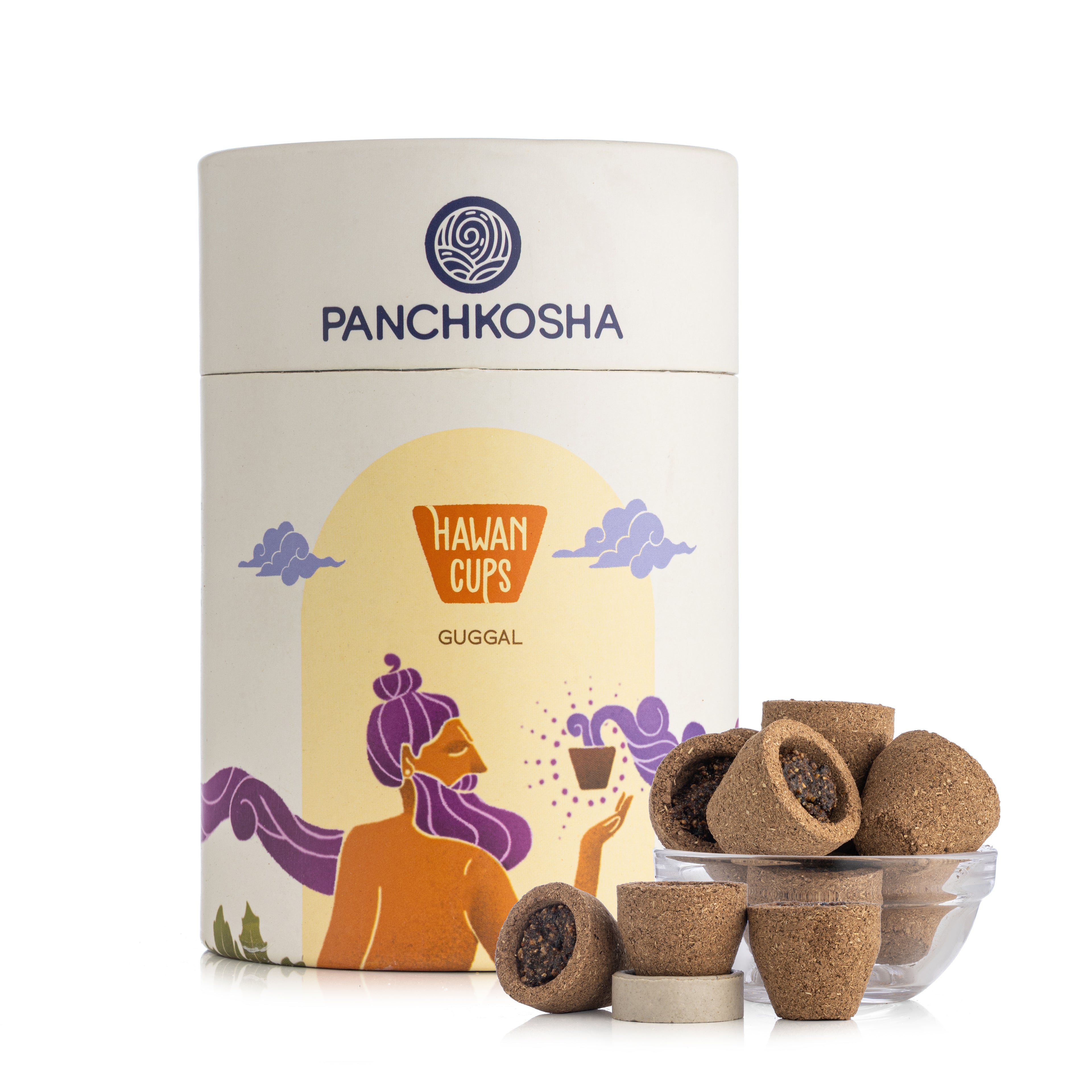 Panchkosha GUGGAL Hawan Cups (21 Hawan cups)