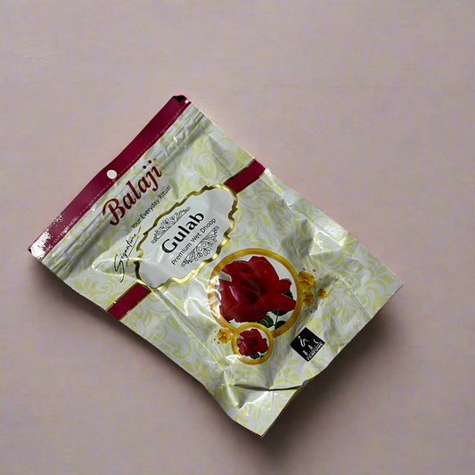 Balaji GULAB Premium Wet Dhoop  Pouch (20 sticks)