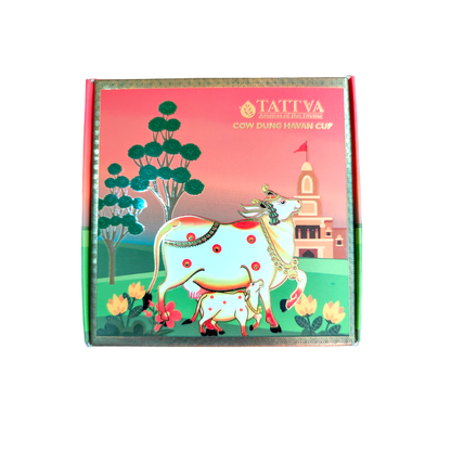 Tattva Aromas Cow Dung Sambrani Havan Cups