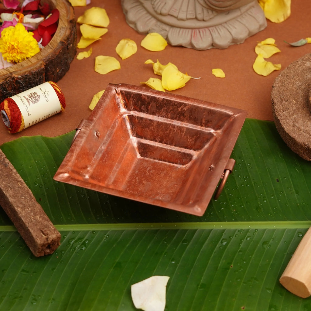 Dhuniveda brass Havan kund (5.5 inch) (Copy)