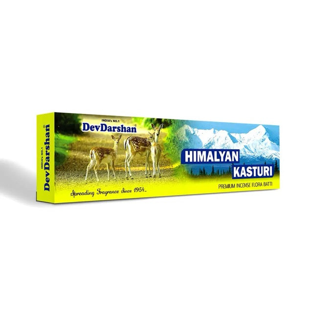 Devdarshan Himalyan Kasturi Flora Incense Sticks (50g)