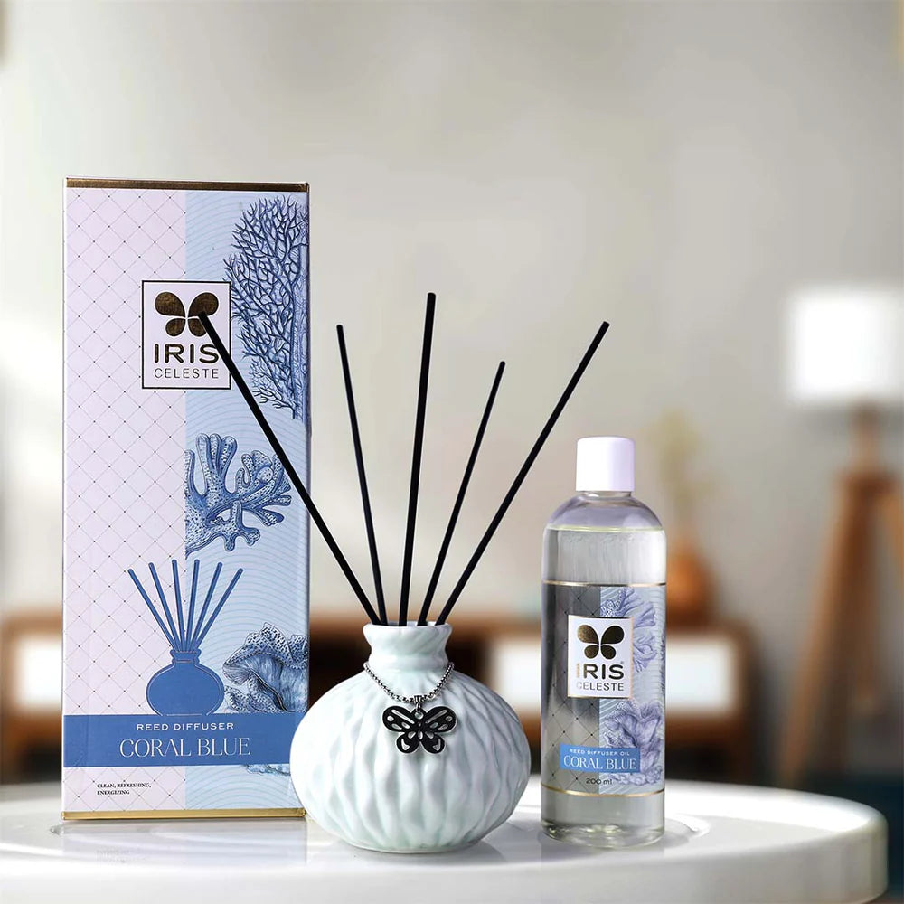 IRIS Celeste CORAL BLUE  Vaporizer and Diffuser oil (200ml)