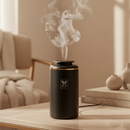IRIS Car & Home Ultrasonic Aroma Diffuser - Black